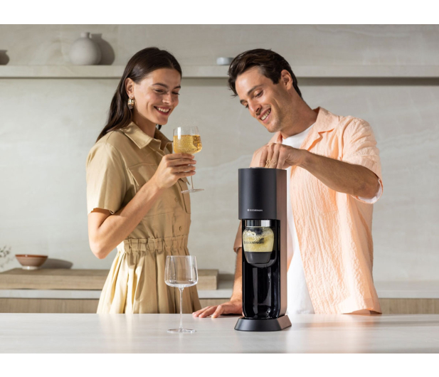 SodaStream Zestaw saturator Mix Czarny + książka z przepisami - 1589972 - zdjęcie 6